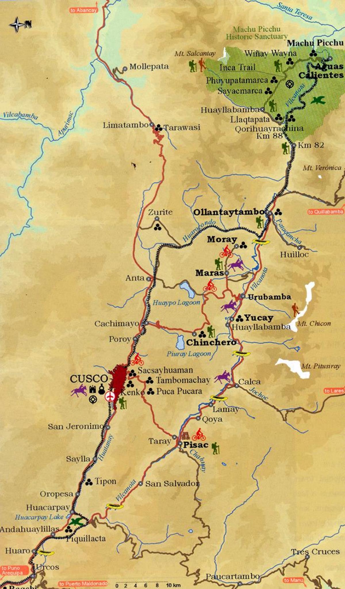 peta suci lembah kejiranan Peru