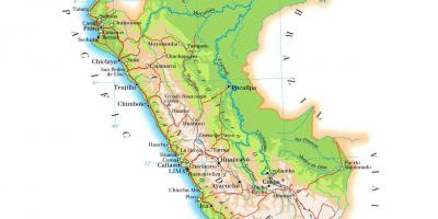 Peta - peta fizikal Peru