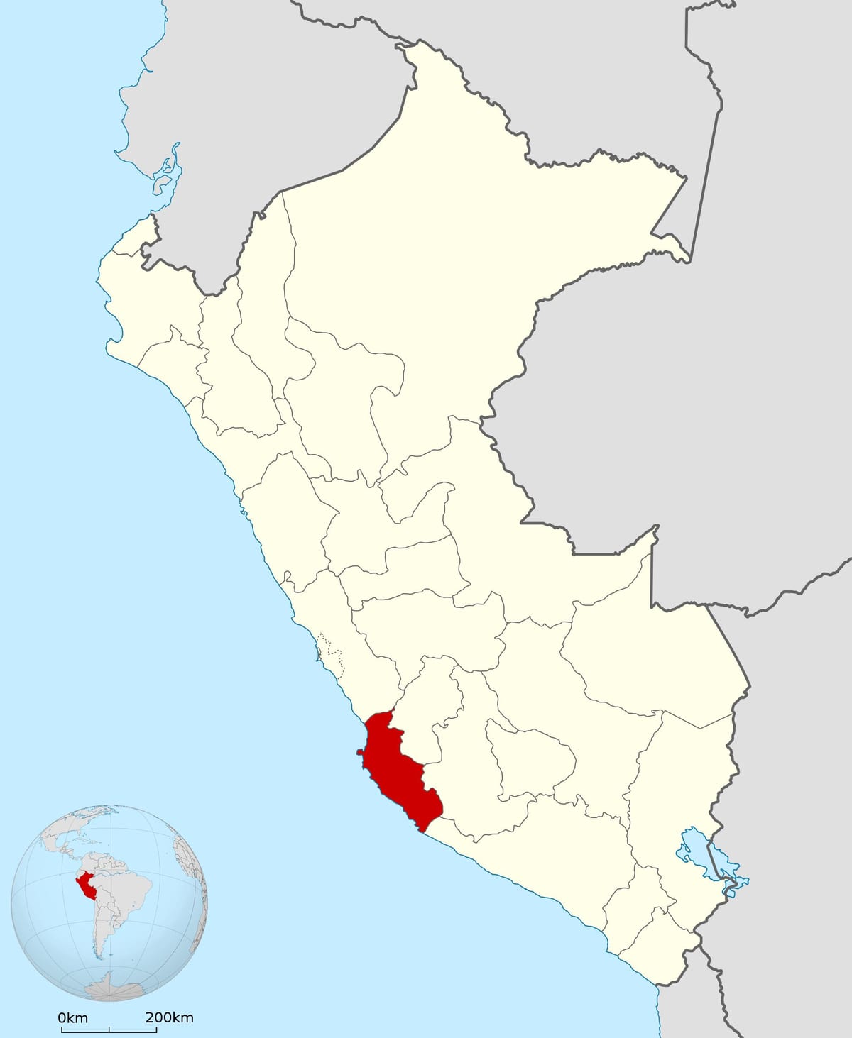 peta carta interaktif Peru