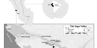 Peta caral Peru